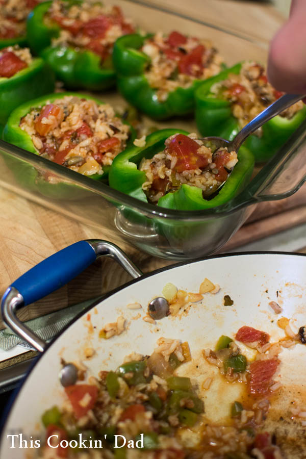 Wild Rice Stuffed Peppers