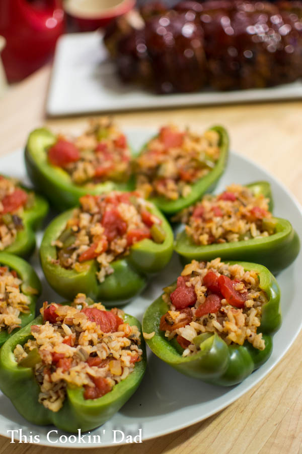 Wild Rice Stuffed Peppers