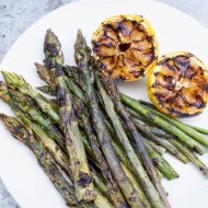 Grilled Asparagus with Charred Lemon