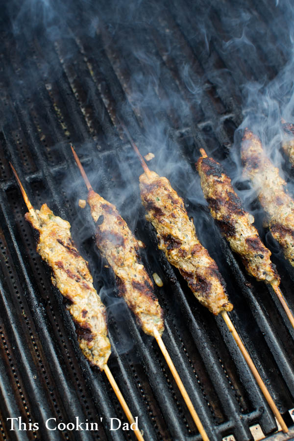 Grilled Lamb Skewers with Tzatziki