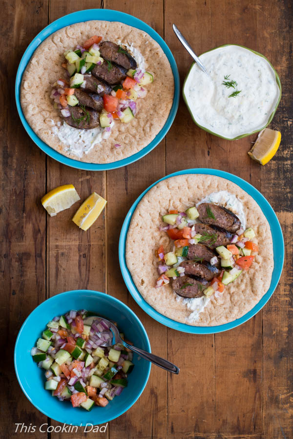 Sausage Gyros